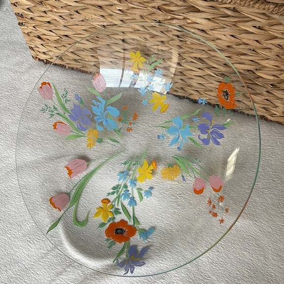 12 1/3” Hand painted Bowl Table Centerpiece - Picture 8 of 9